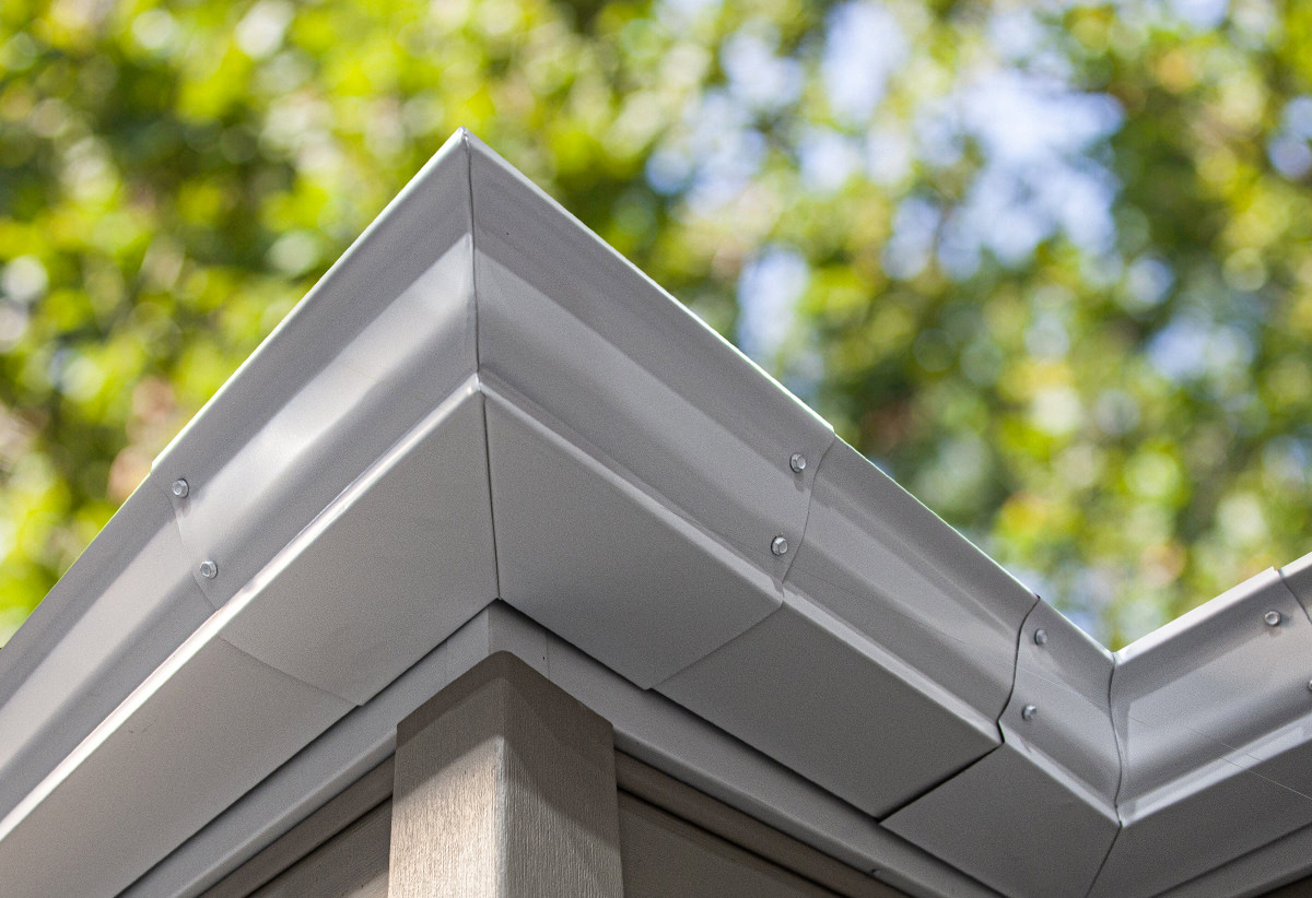 Close-up of Gutter RX gutter