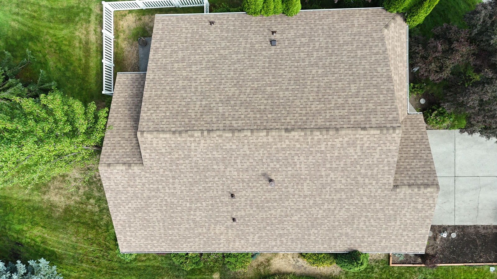 Lake City Roofing before & after images