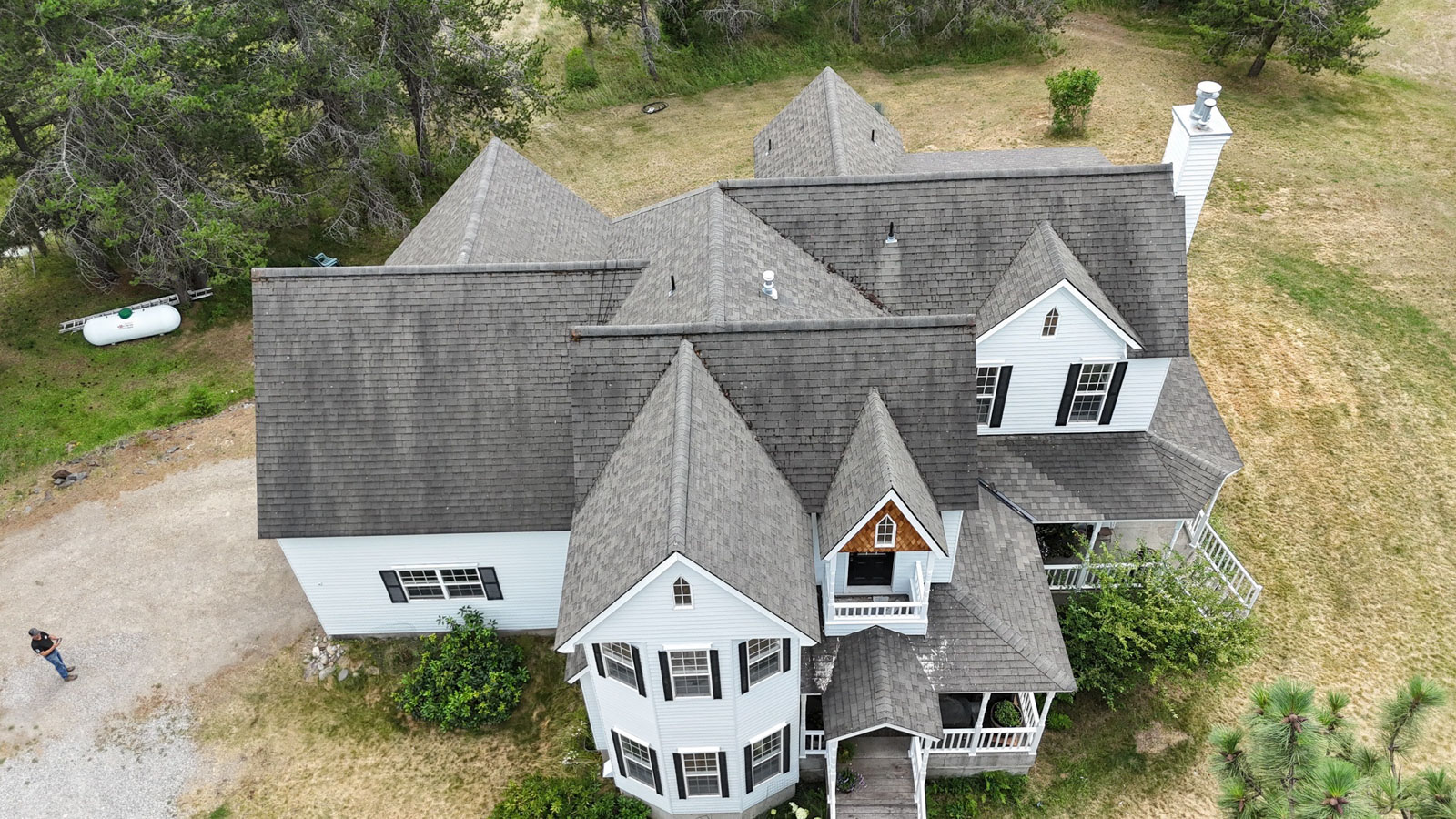 Lake City Roofing before & after images