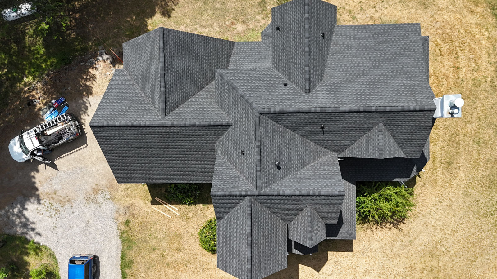 Lake City Roofing before & after images