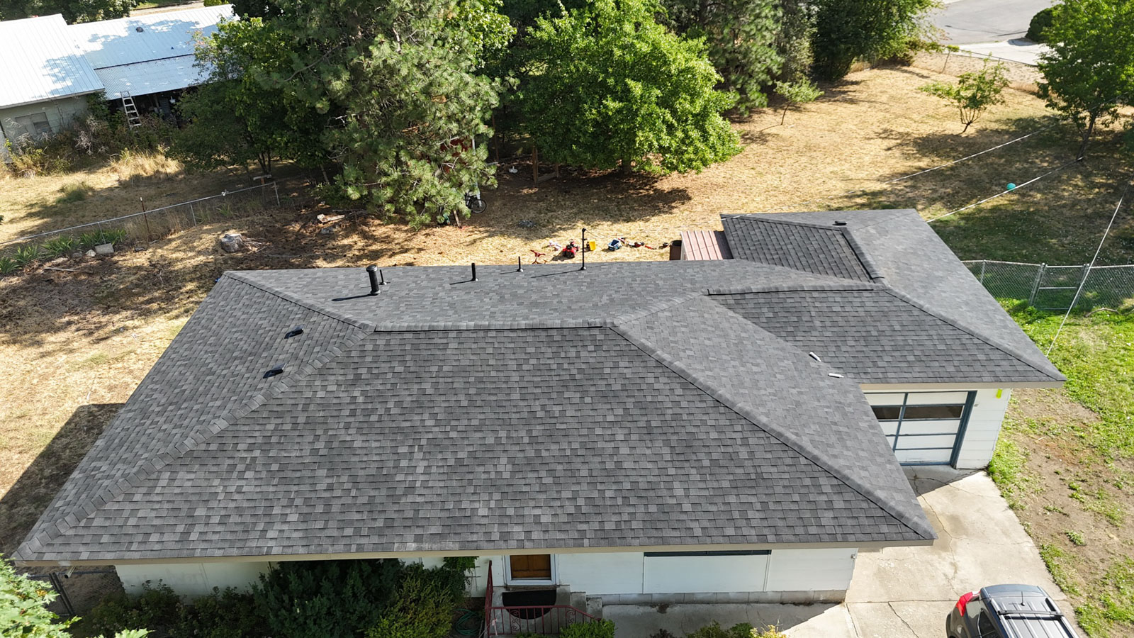 Lake City Roofing before & after images