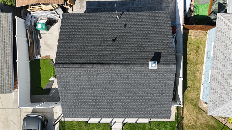 Lake City Roofing before & after images