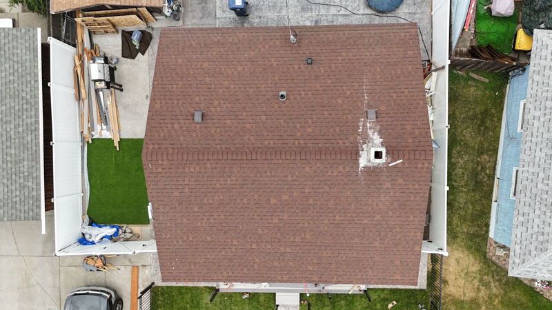 Lake City Roofing before & after images