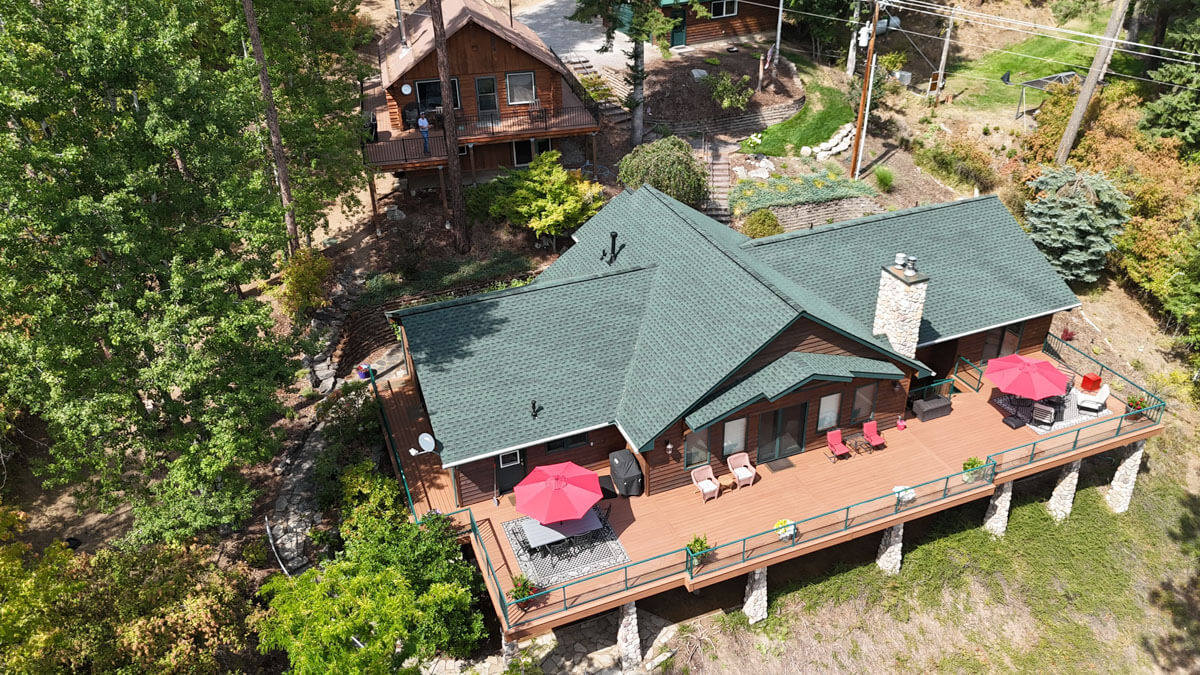 Lake City Roofing before & after images