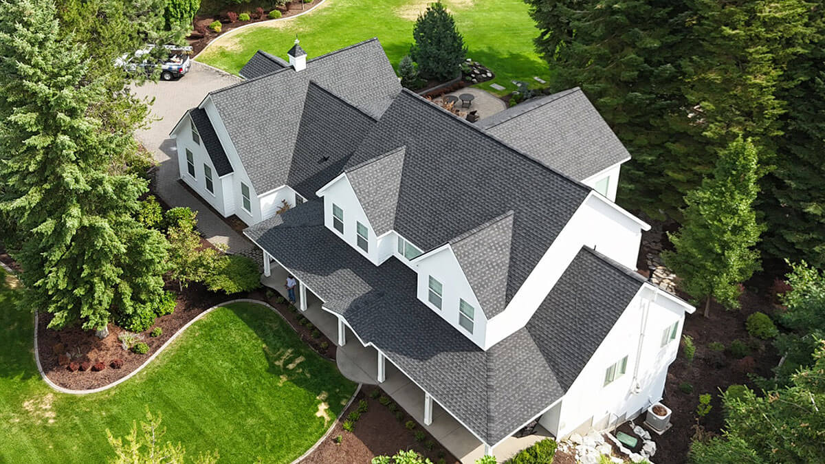 Lake City Roofing before & after images