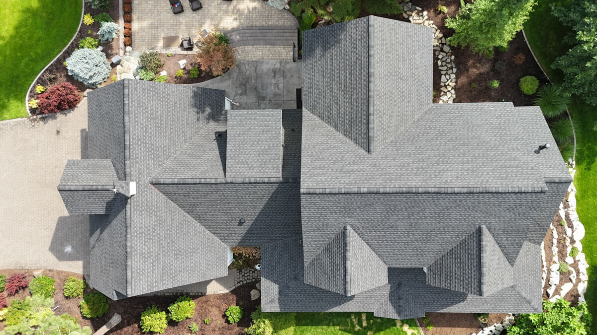 Lake City Roofing before & after images