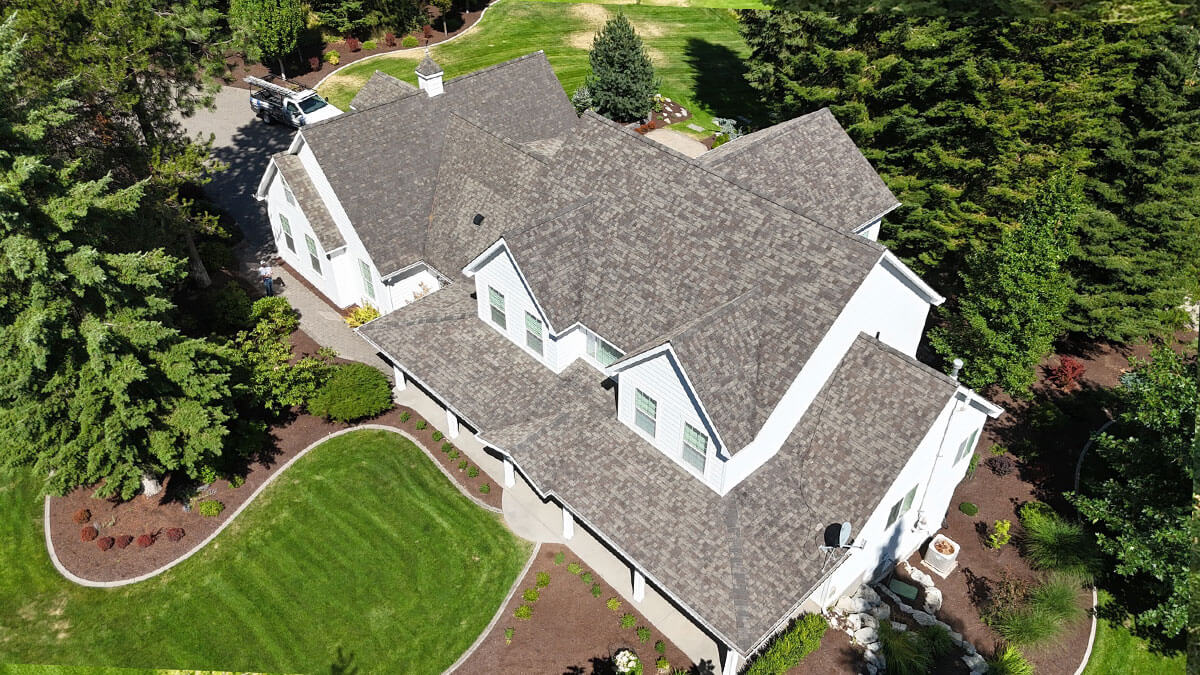 Lake City Roofing before & after images