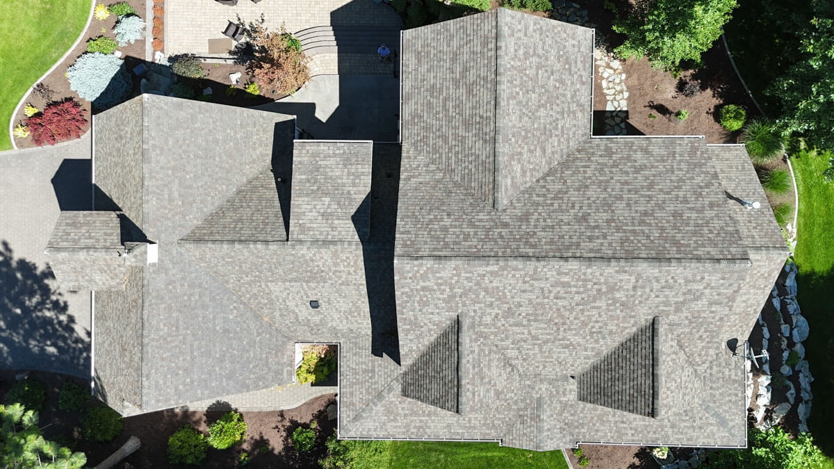 Lake City Roofing before & after images
