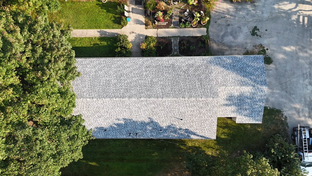 Lake City Roofing before & after images