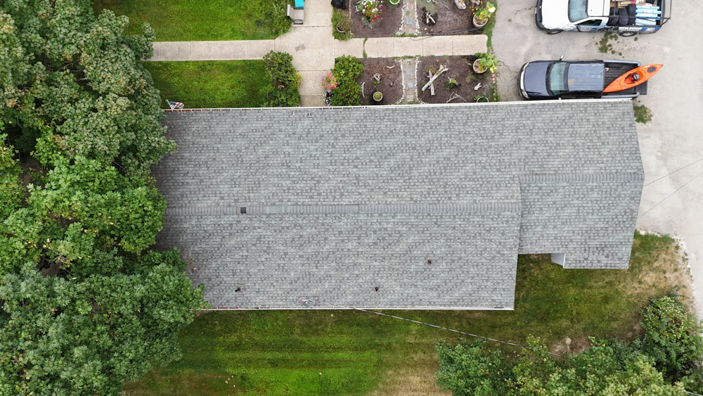 Lake City Roofing before & after images