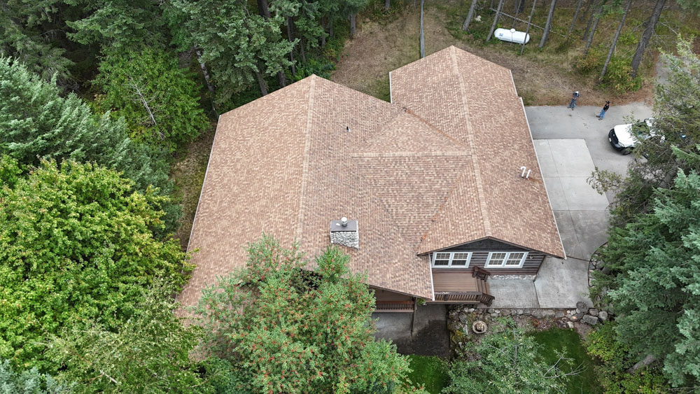 Lake City Roofing before & after images