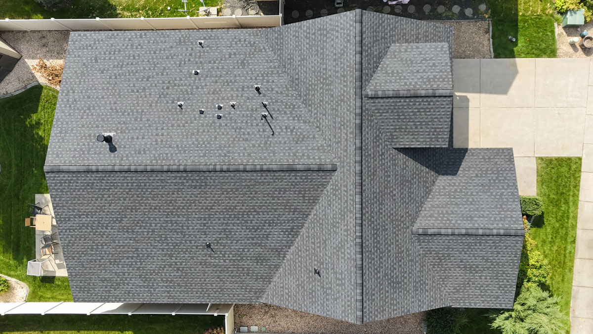 Lake City Roofing before & after images