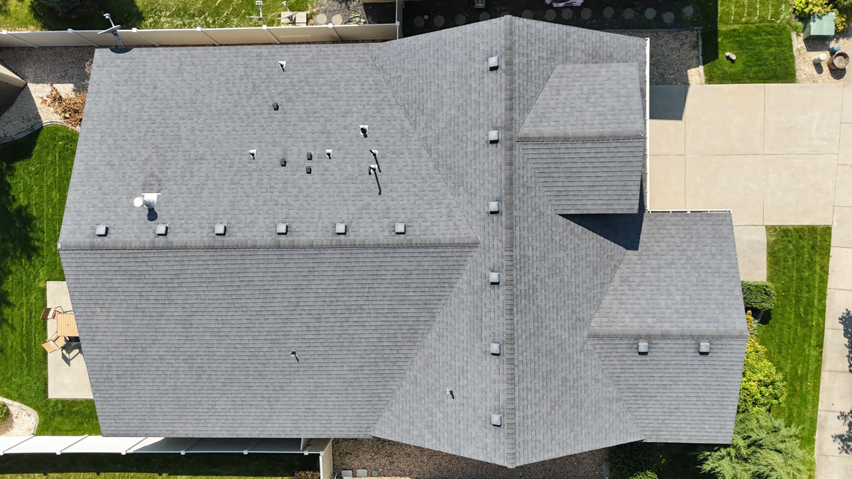 Lake City Roofing before & after images