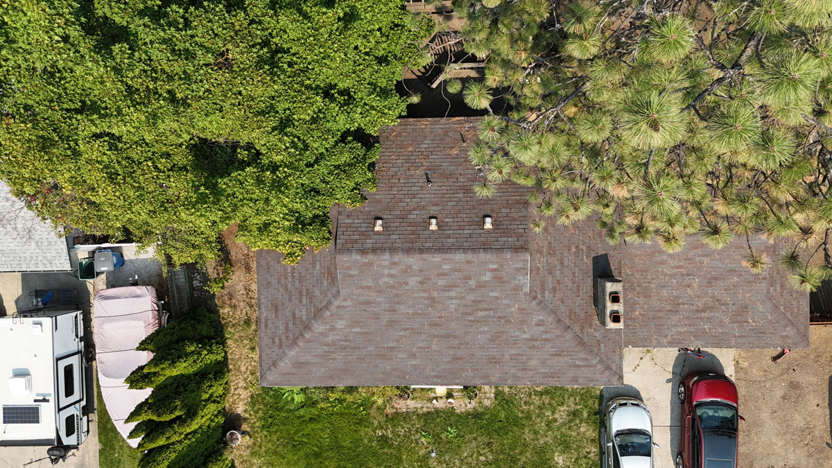 Lake City Roofing before & after images