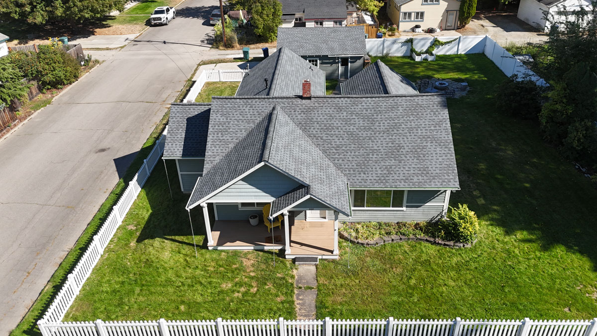 Lake City Roofing before & after images