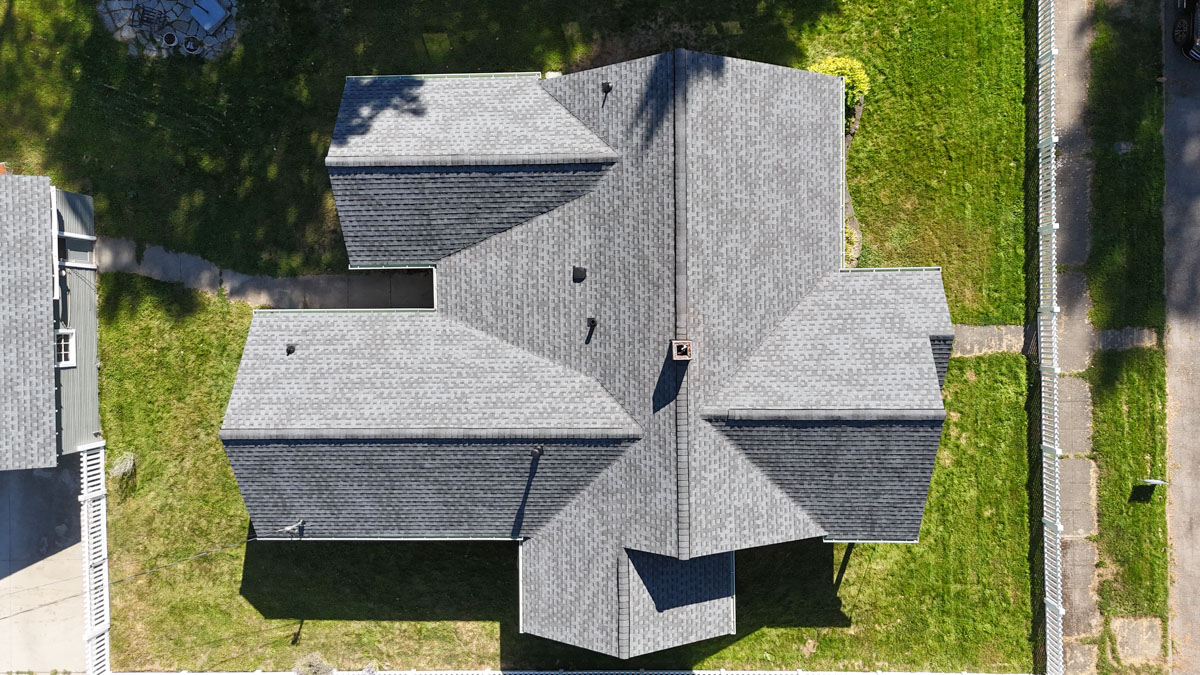 Lake City Roofing before & after images