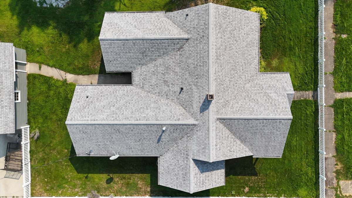 Lake City Roofing before & after images