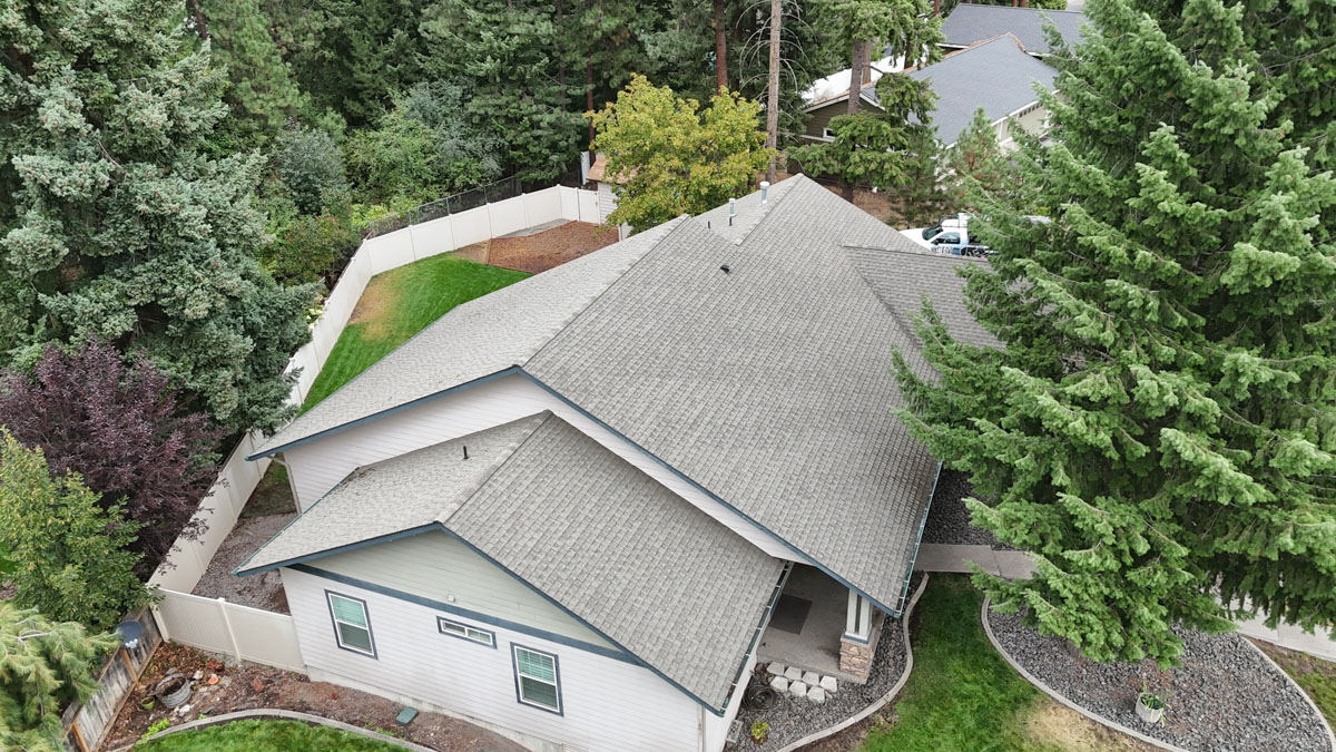 Lake City Roofing before & after images
