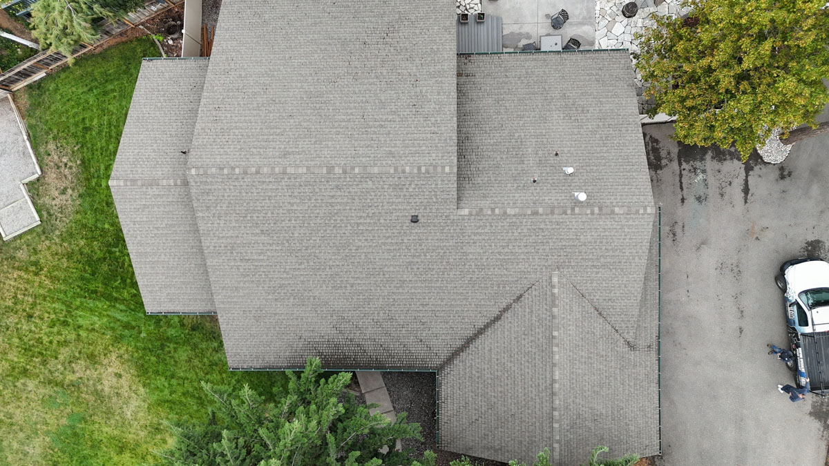 Lake City Roofing before & after images