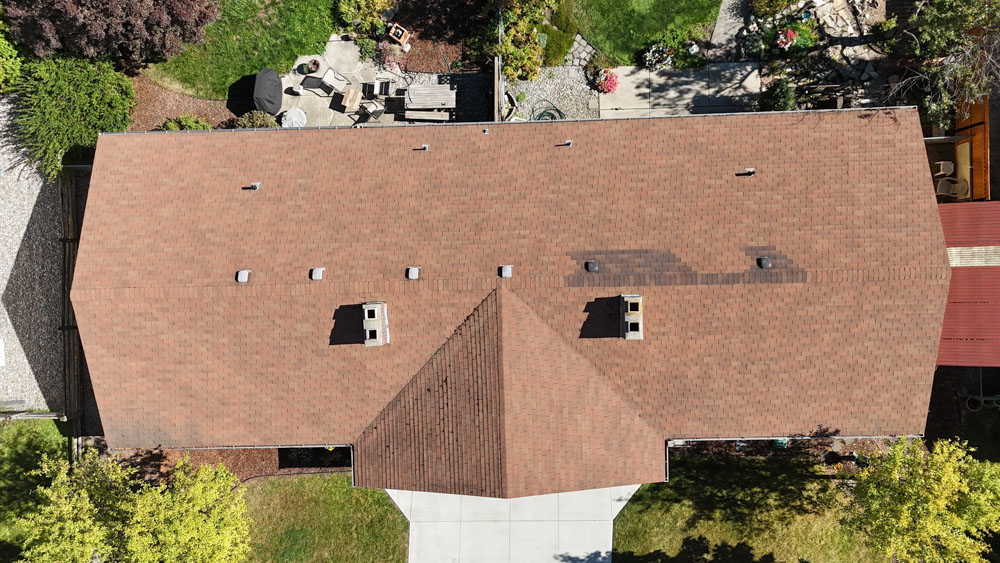 Lake City Roofing before & after images