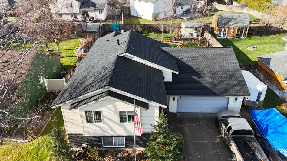 Lake City Roofing before & after images