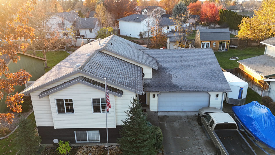 Lake City Roofing before & after images
