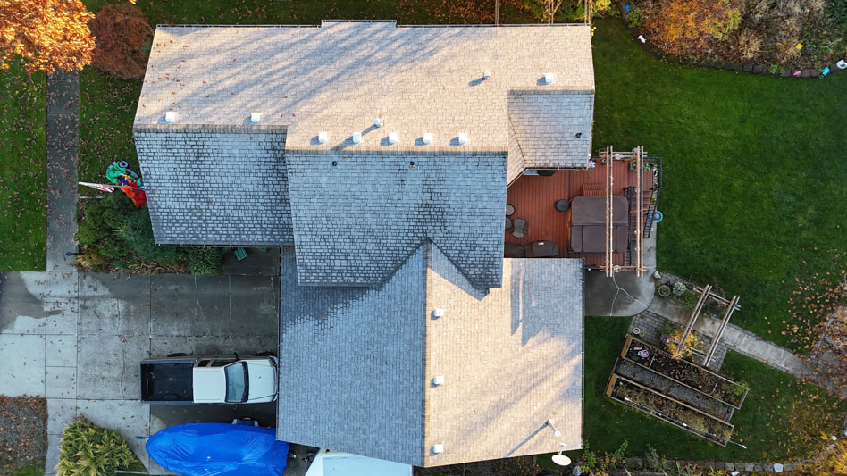 Lake City Roofing before & after images