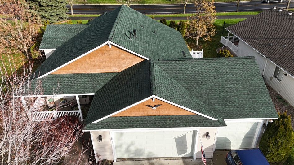 Lake City Roofing before & after images