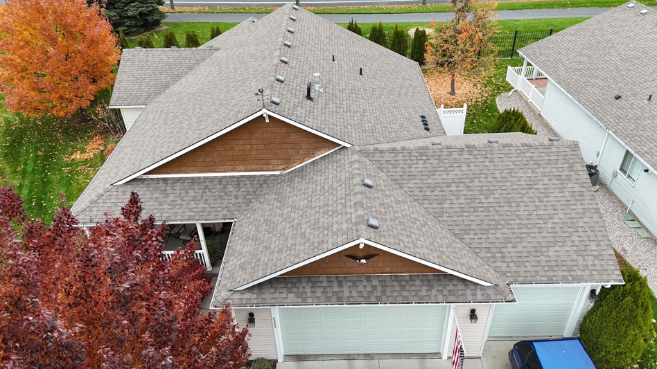 Lake City Roofing before & after images