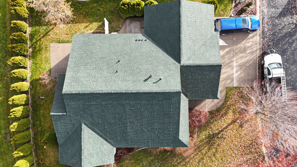 Lake City Roofing before & after images