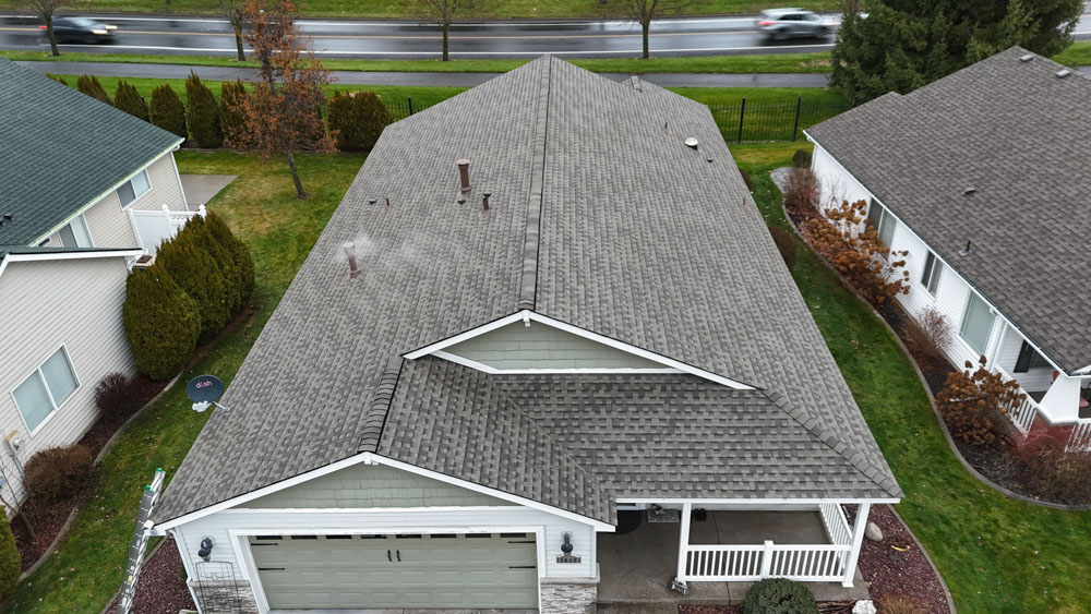 Lake City Roofing before & after images
