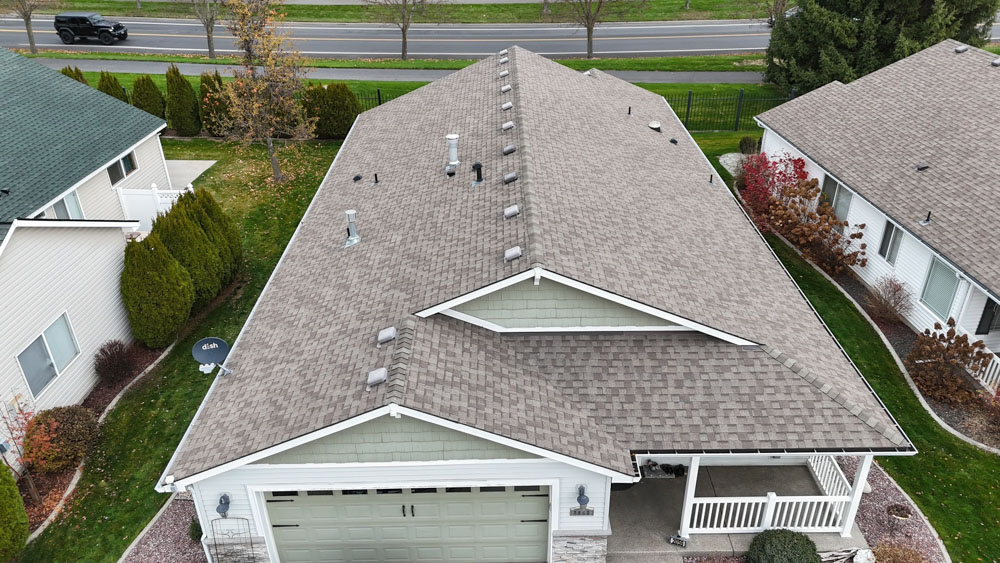 Lake City Roofing before & after images