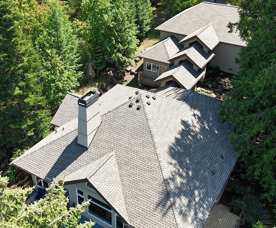 Lake City Roofing before & after images