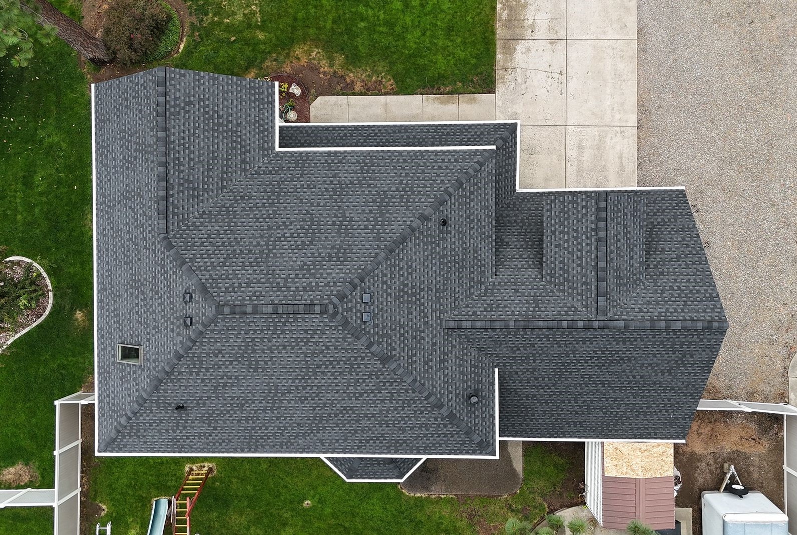 Lake City Roofing before & after images