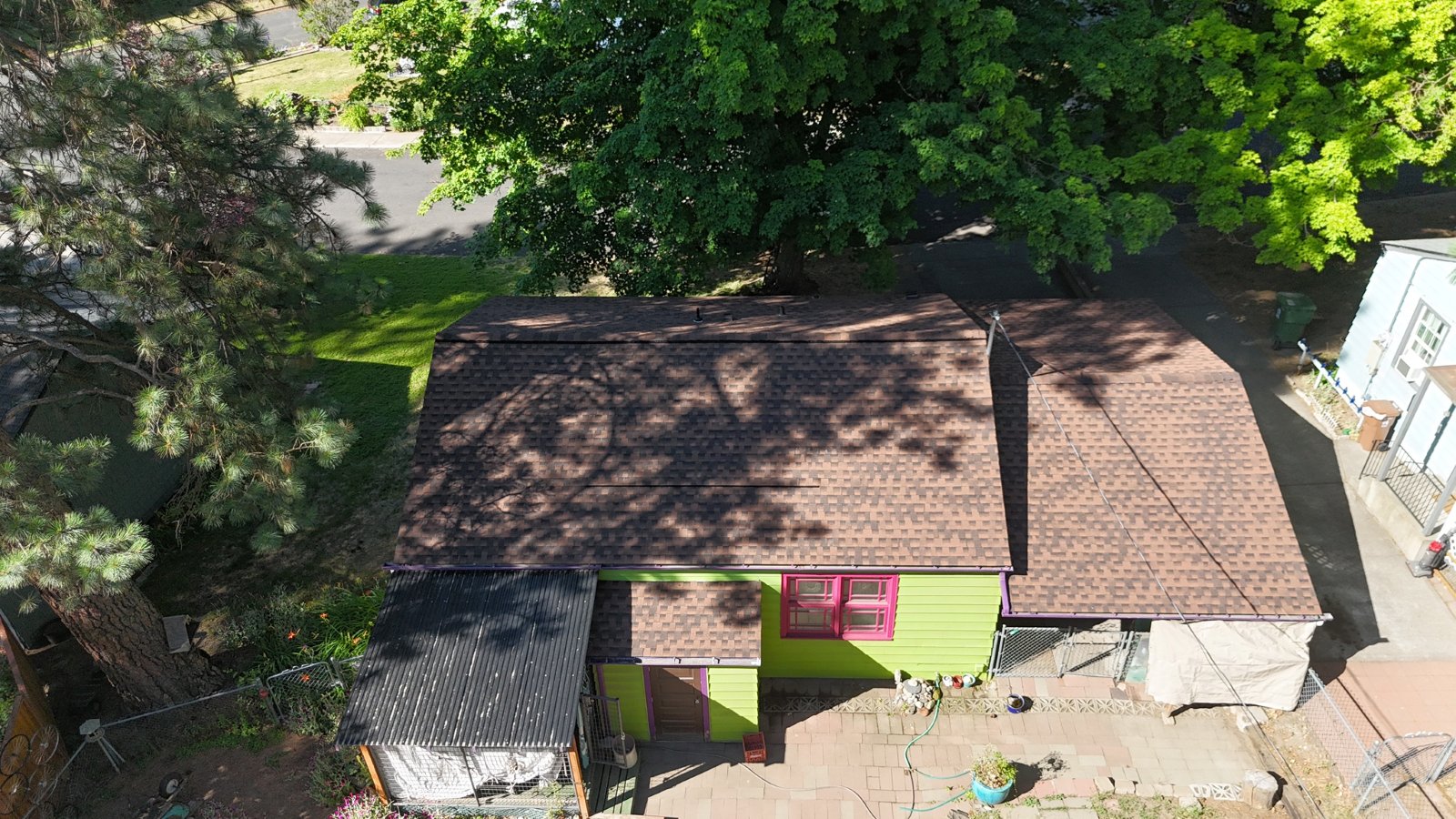 Lake City Roofing before & after images