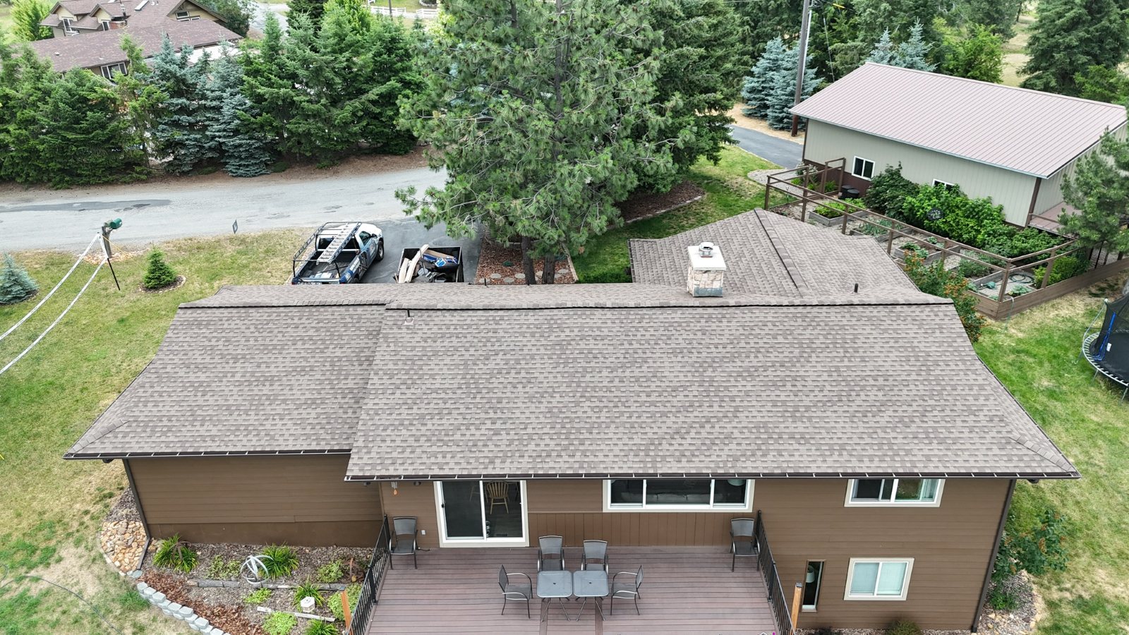 Lake City Roofing before & after images