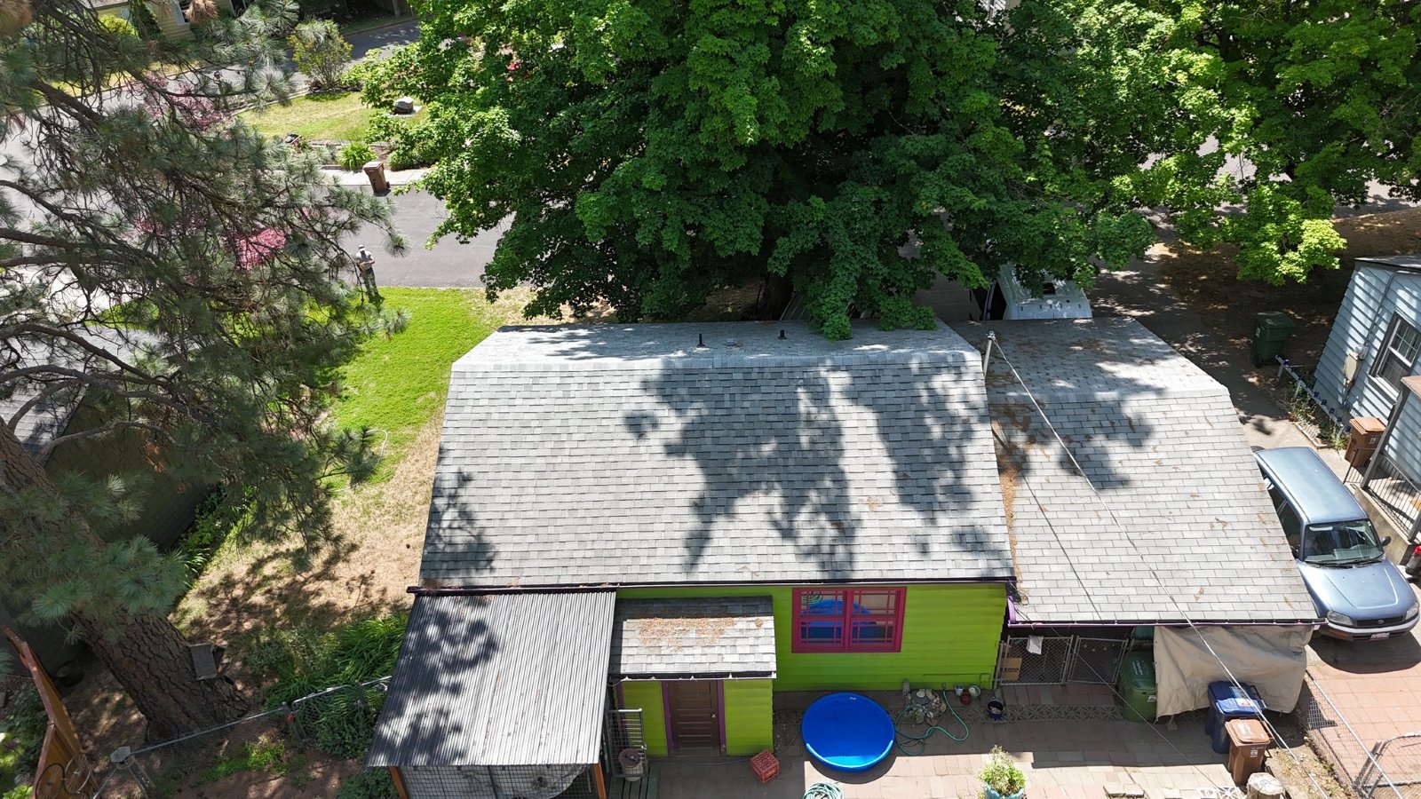 Lake City Roofing before & after images