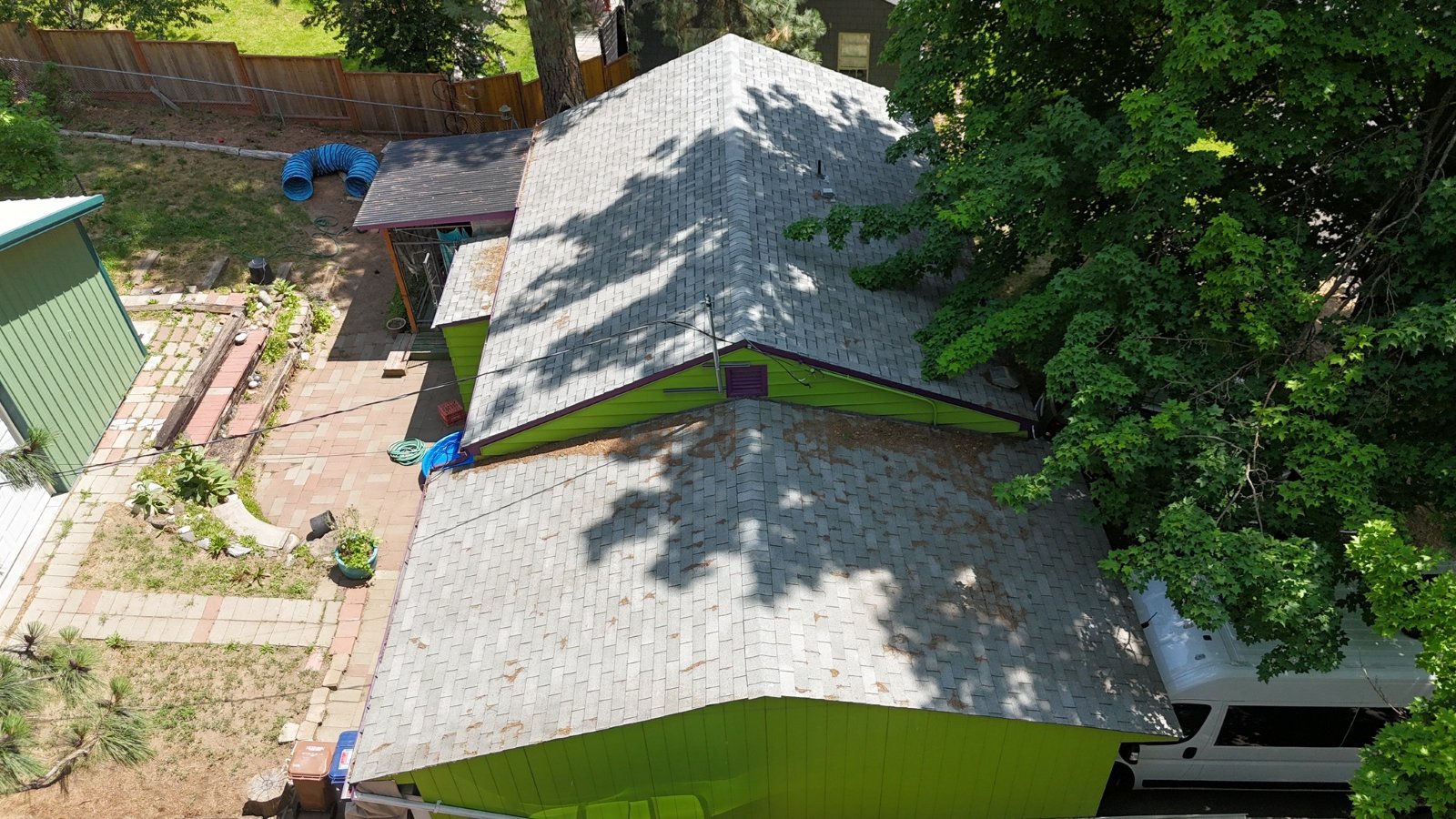 Lake City Roofing before & after images