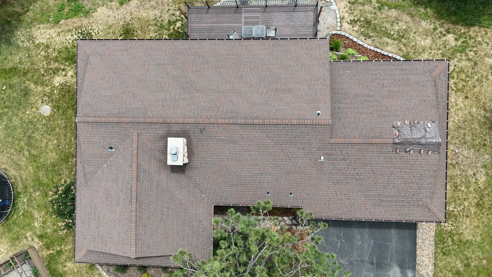 Lake City Roofing before & after images