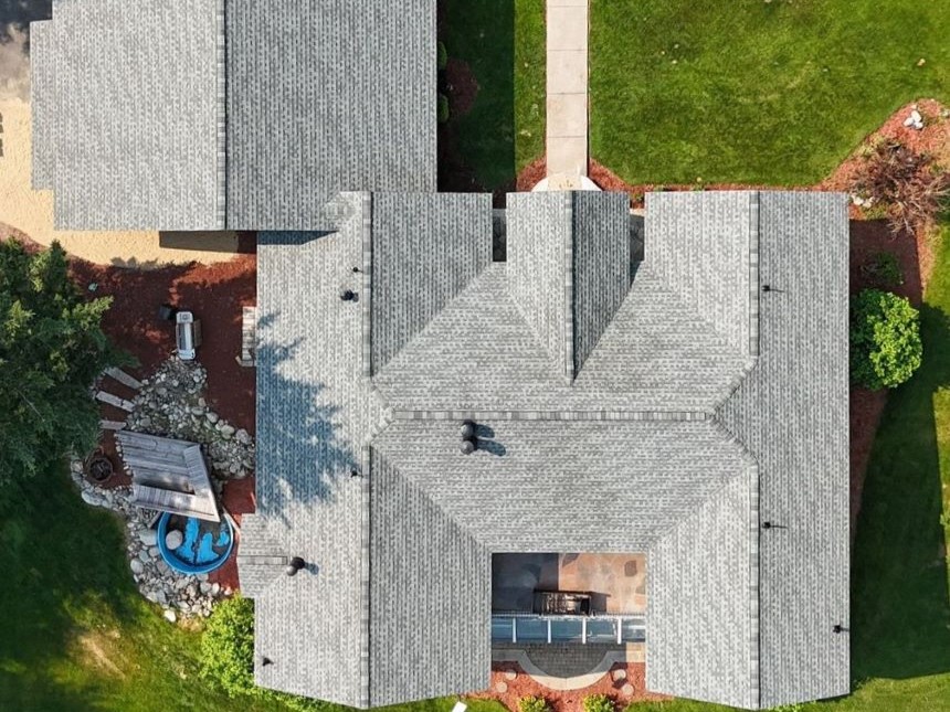 Lake City Roofing before & after images