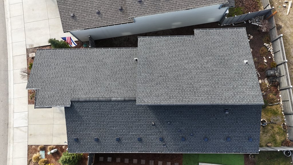 Lake City Roofing before & after images