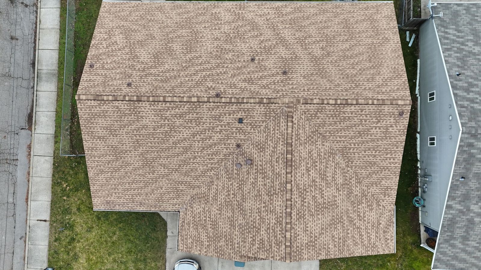 Lake City Roofing before & after images