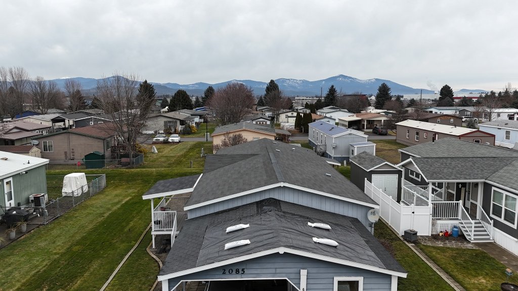 Lake City Roofing before & after images