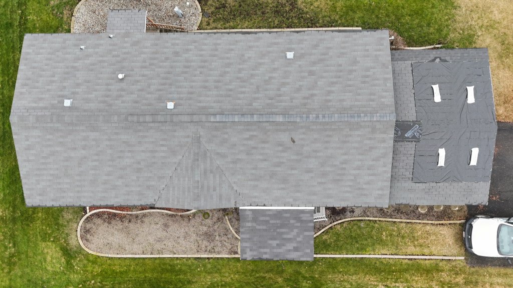 Lake City Roofing before & after images