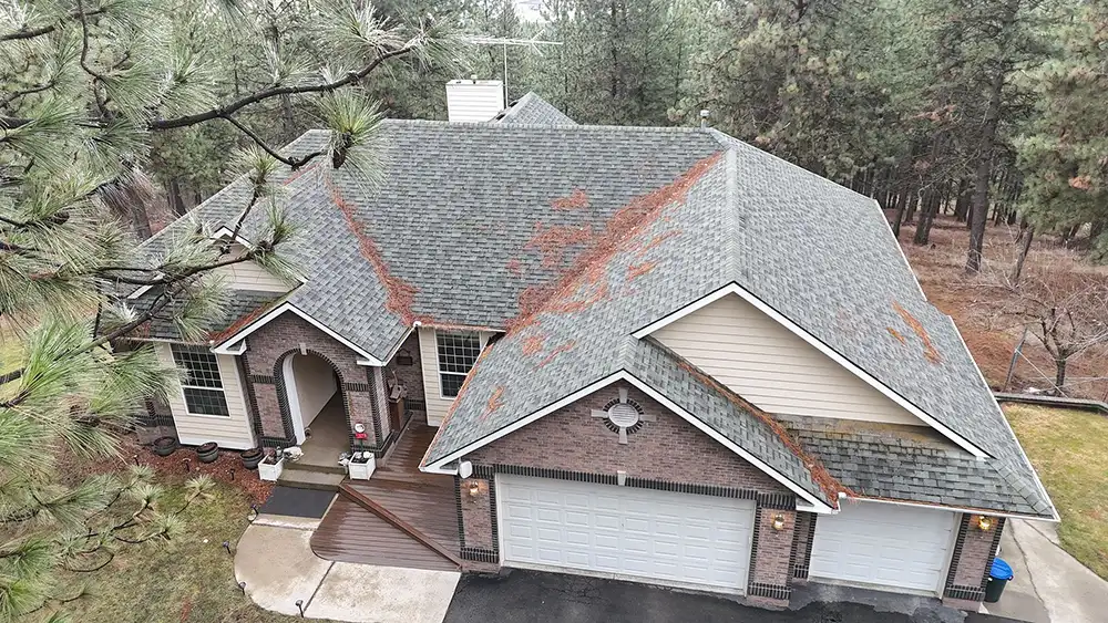 Lake City Roofing before & after images