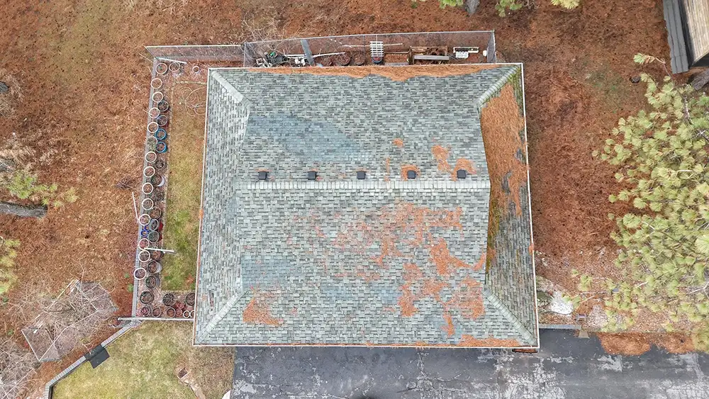 Lake City Roofing before & after images