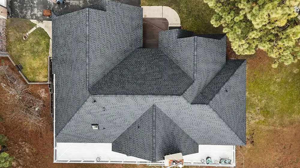 Lake City Roofing before & after images