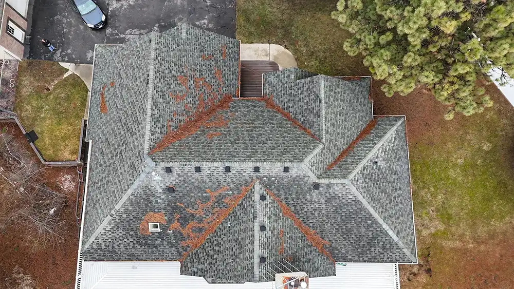 Lake City Roofing before & after images