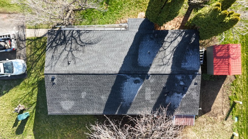 Lake City Roofing before & after images