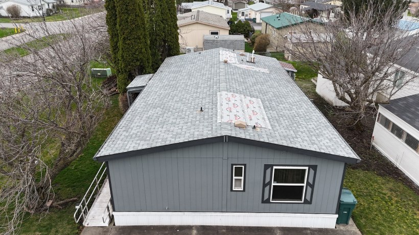 Lake City Roofing before & after images